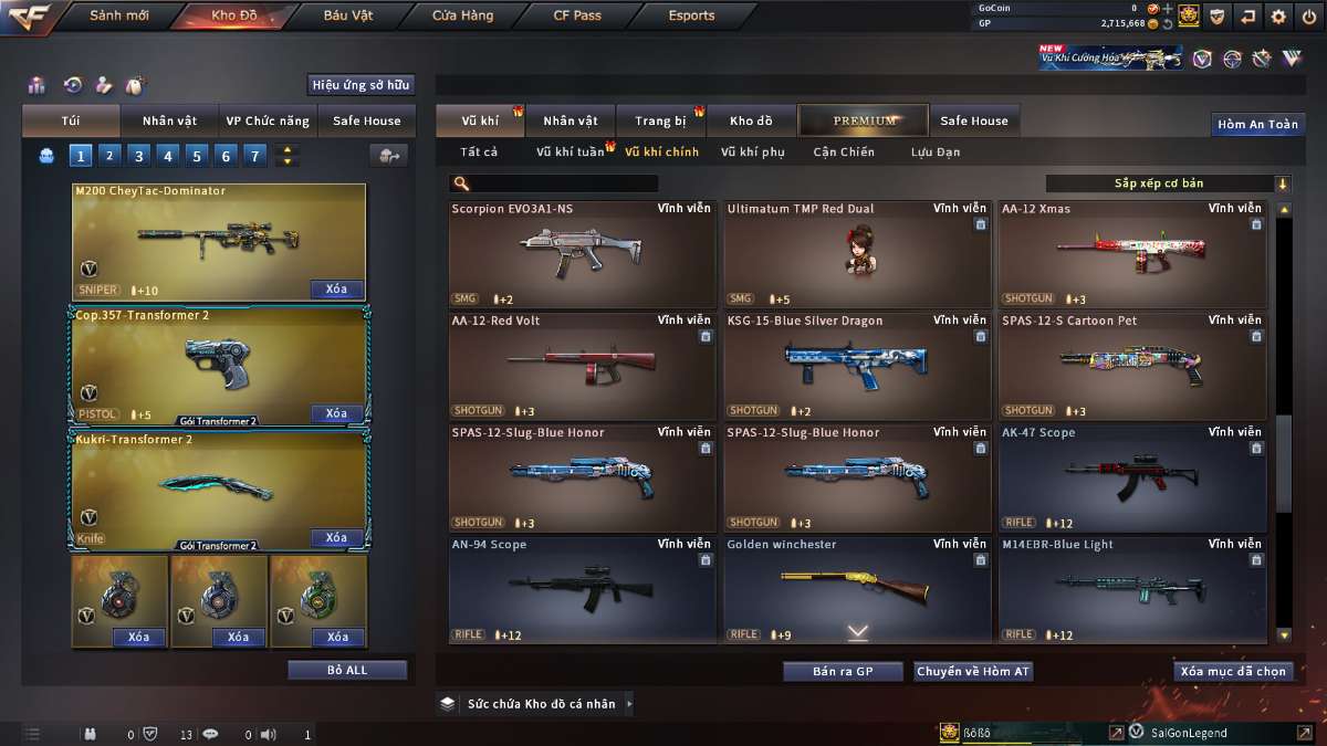 shop acc cf uy tin gia re